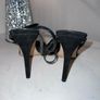 Black Suede Gina Shoes Size 6 Image 2