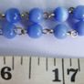 Vintage Rosary With Blue Beads and Rosary Pouch Image 7