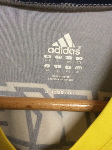 Fenerbache FC. Official Adidas Youths 15-16 Years Home Jersey. Collect In Dublin Or Receive Via Post.
