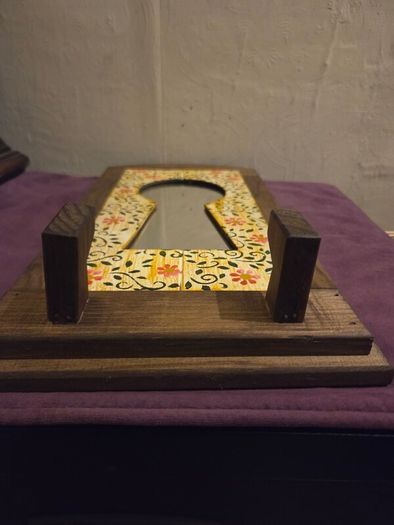 Vintage Hand made Wall Key Holder with Mirror
