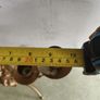Cherub candle holder vintage golden metal Image 2