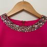 Ted Baker Women's Fuchsia Elenna Embellished Midi Dress Image 4