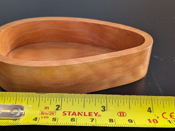 Quilted Bigleaf Maple Bowl Handmade Signed 1997 Vancouver Island Wood