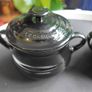 Le Creuset Black Stoneware Mini soup Bowls Image 2
