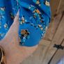 Blue Floral Savida Dress. Size 14 Image 4