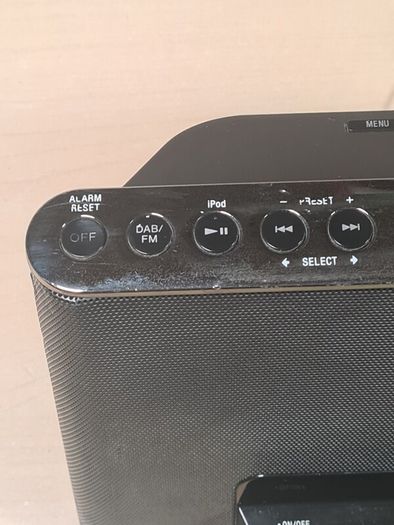 SONY XDR-DS16iPN personal audio system FM radio alarm clock ipod dock  DAB radio