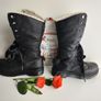 Triumph Aimilita Dr Martens fur fleece lined FL black mid calf boots UK5 EU38 Image 7