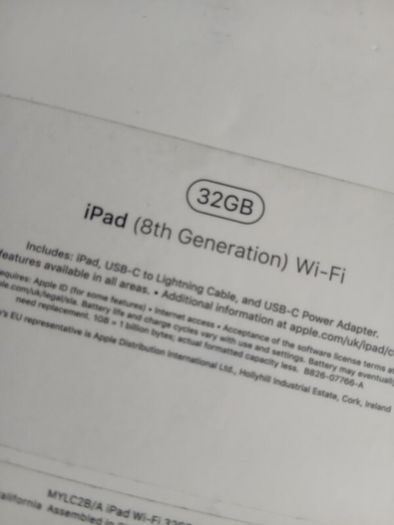 8th Generation ipad