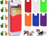 Wallet Credit Card Cash Holder Pouch Stick On Mobile Phone Pocket ID Bank Phone