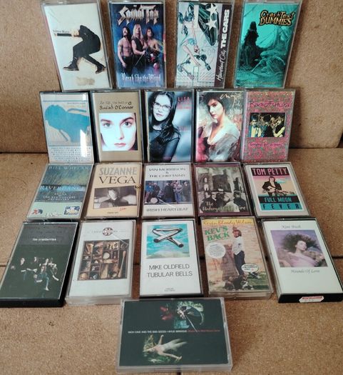 Premium Vintage Cassette Collection 20 Albums (90s Alt-Rock, Irish Legends, Rare singles)