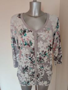 Per Una M&S floral cardigan size UK16 EU44 Postage included