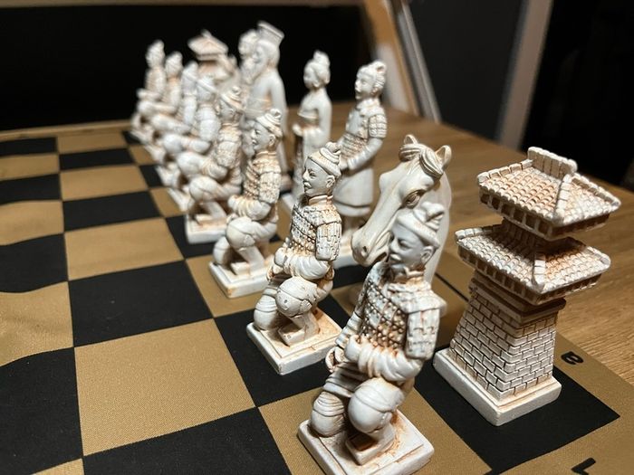 Chinese Terracotta Warriors Chess Set
