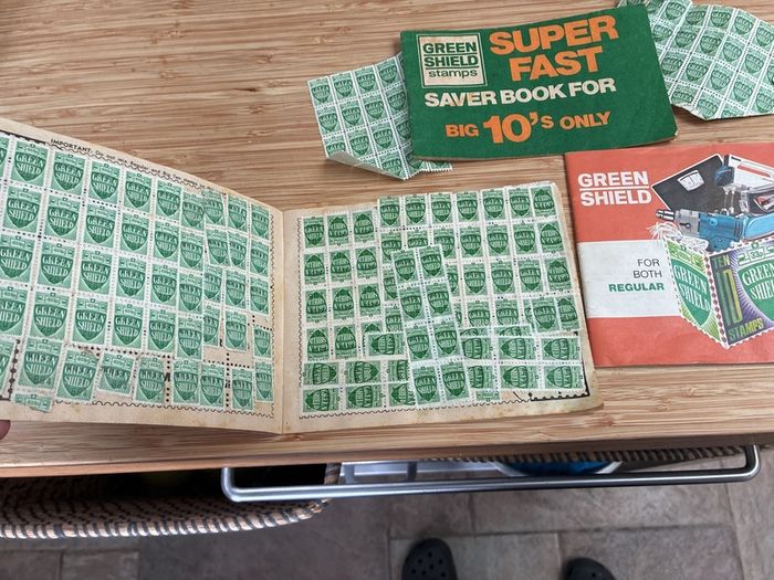 Green Shield Stamp books