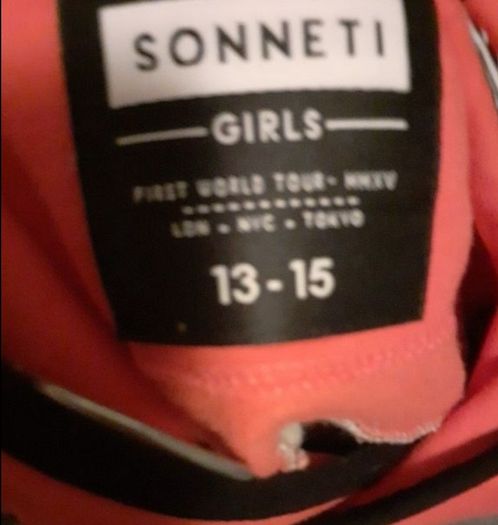 Sonneti Girls Crop Hoodie: 12-14yrs