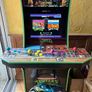 Arcade1Up Teenage Mutant Ninja Turtles 4 Player Arcade + Riser & Stool Image 3