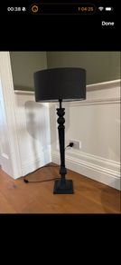 Tall Black Table Lamp