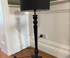 Tall Black Table Lamp