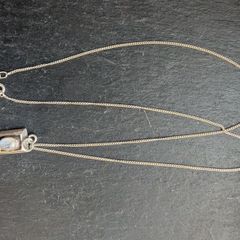 Silver pendant and chain