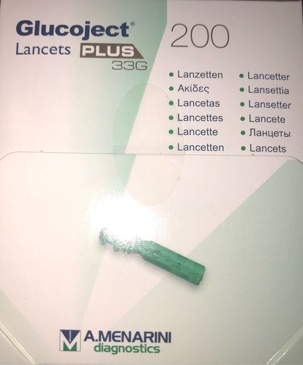 Glucoject lancets plus