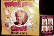 Frank Kelly Twelve Days Of Chaos Book. Frank Kelly Comedy Countdown Cassette Tape.