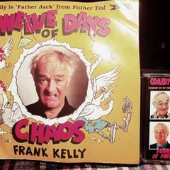 Frank Kelly Twelve Days Of Chaos Book. Frank Kelly Comedy Countdown Cassette Tape.