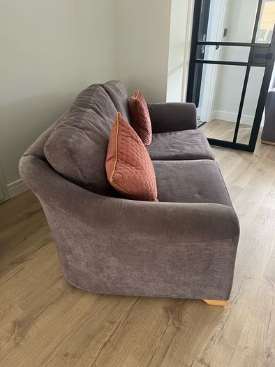 2 seater x 2 purple couches