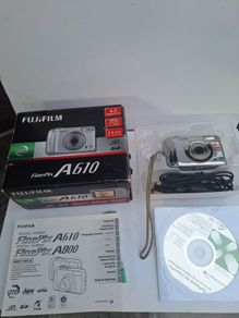 Fujifilm FinePix A610 6.3MP Digital Camera Box Accessories