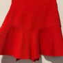 Zara Red Tie-Front Ruffle Skort. Bow tie at the waist. Size M- UK 10, New Image 6