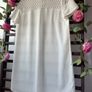 dress ivory short sleeve tunic dress sizev10/12 Image 6