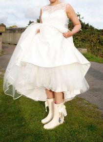 Evercreature Wedding Wellies size 6