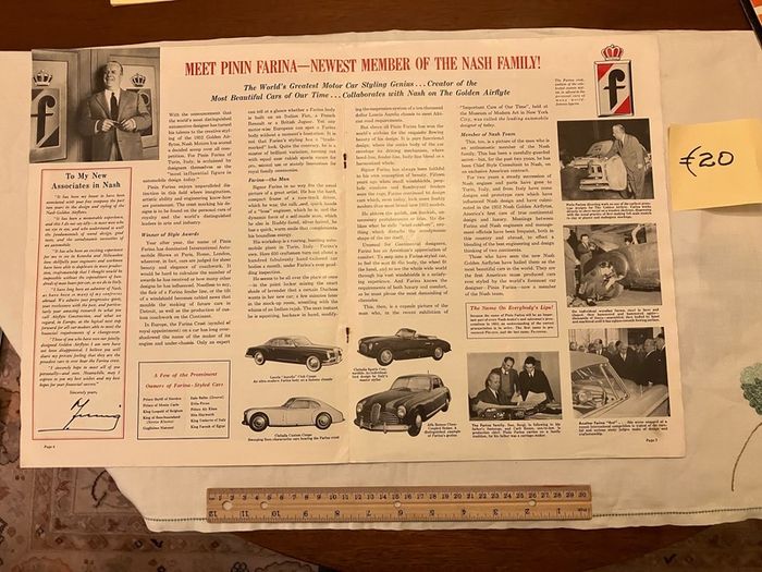 American car brochures. 1950s, 1960s and 1980s