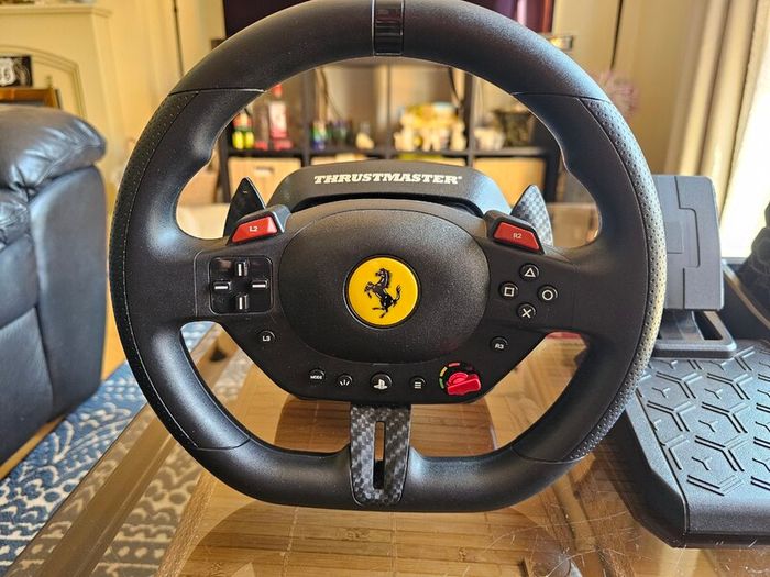 Thrustmaster T98 Ferrari 296 GTB Racing Wheel & Pedals Barely Used, PS4 PS5 PC