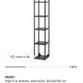 IKEA ENHET High Frame with Shelves (Anthracite, 30x30x180 cm) - Excellent Condition Image 4