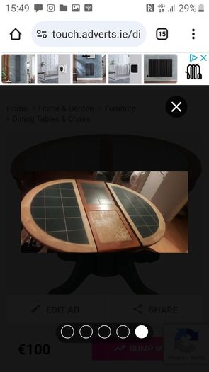 Kitchen table and chairs