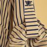 Midi Striped Shirt Dress Image 4