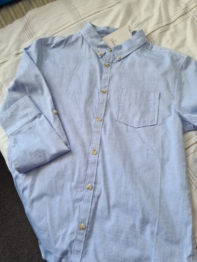 new boys blue shirt