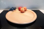 tray aarikka made in Finland 1992 serving plate birds black birch vintage  old gift presents drinks