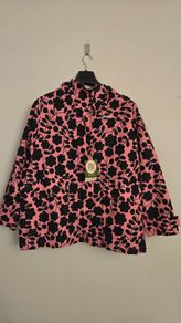 Regatta x Orla Kiely Pink Floral Waterproof Swing Jacket UK 14 New