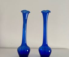 cobalt blue vase