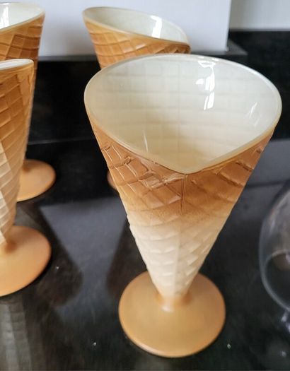 Vintage Bormoili Ice cream glasses