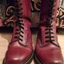 Rare Dr Martens 1914 Boots Black & Oxblood Image 6