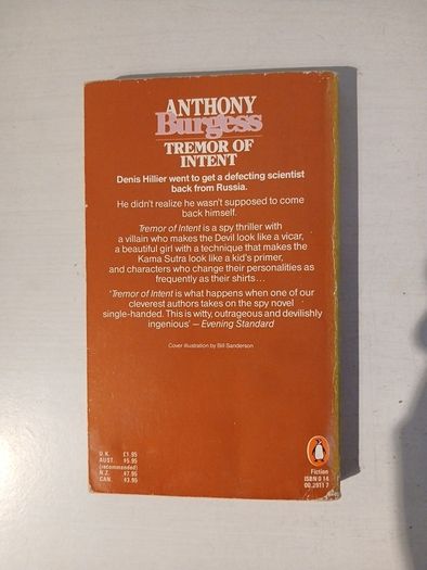 Tremor of Intent by Anthony Burgess