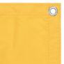 Balcony Screen Yellow 120x400 cm Oxford Fabric Image 3