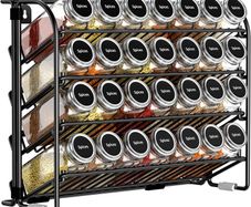 Spice Rack Organiser 4 Tier - Freestanding Countertop Shelf - Brand New