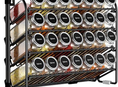Spice Rack Organiser 4 Tier - Freestanding Countertop Shelf - Brand New