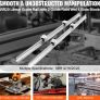 Linear Guide Rail Set, SBR20 1800mm, 2 PCS 70.9 in/1800 mm SBR20 Guide Rails and 4 PCS SBR20UU Slide Blocks, Linear Rails and Bearings Kit for Automated Machines DIY Project CNC Router Machines Image 7