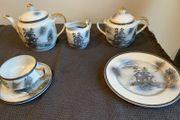 Kutani Original Japanese Porcelain Tea Set