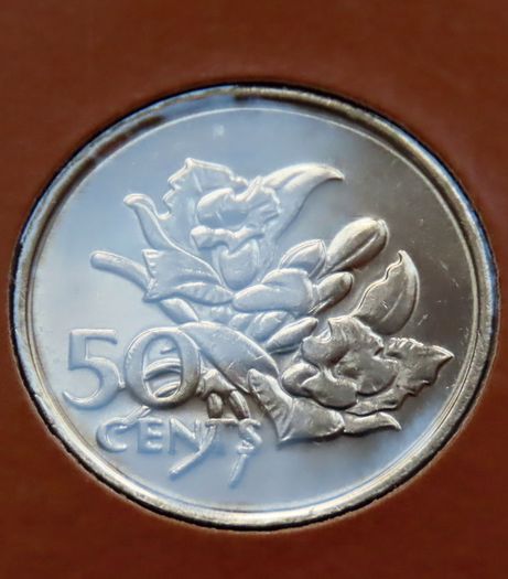 Seychelles 1977 Vintage Coin Stamp cover BUNC Orchid Flowers