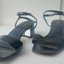ALDO Sake Black Croc Block Heels with Mirror Detail - UK 7 (EU 40) Image 2
