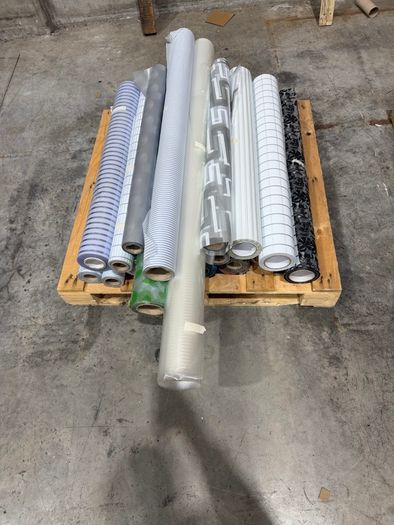 Rolls of Frosted and Patterned Window Films - over 1000 Meters